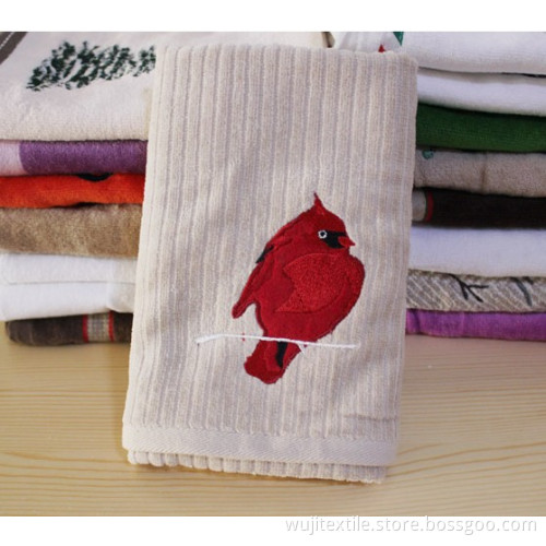 Christmas Promotional Gift Towel 100% Cotton Terry Towel (WJ-F1063)